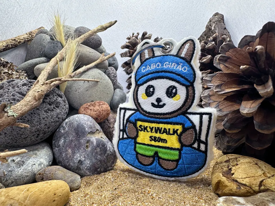 Madeirinho Cabo Girão — embroidered Madeirinho souvenir character